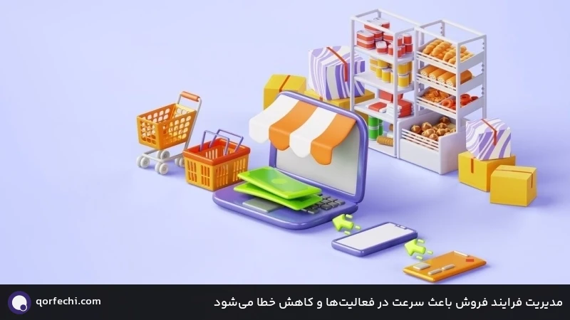 مدیریت فرایند فروش باعث سرعت در فعالیت‌ها و کاهش خطا می‌شود