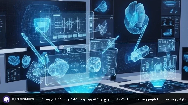 طراحی محصول با هوش مصنوعی باعث خلق سریعتر، دقیقتر و خلاقانهتر ایدهها میشود طراحی محصول با هوش مصنوعی باعث خلق سریعتر، دقیقتر و خلاقانهتر ایدهها میشود