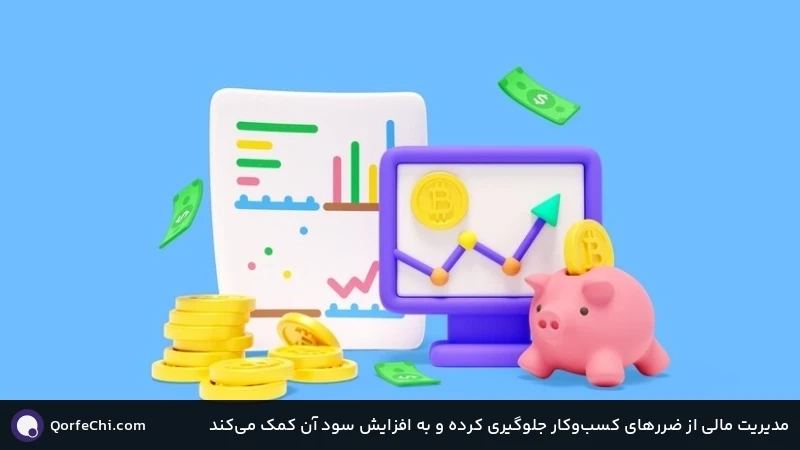 مدیریت مالی از ضررهای کسب‌وکار جلوگیری کرده و به افزایش سود آن کمک می‌کند